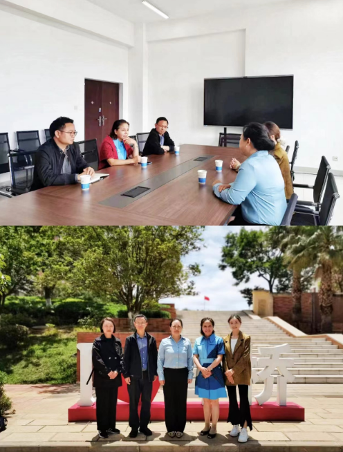 4、与昆明高新区党群工作部就共建马院、大中小一体化、理论宣讲队伍培训等事项进行交流座谈